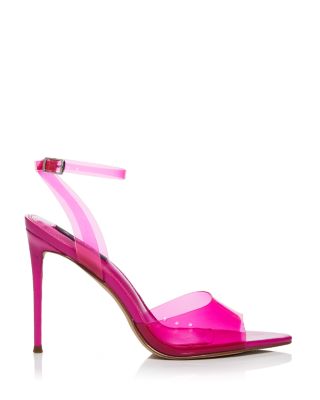 pink strap heels