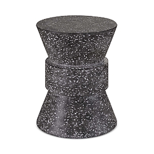 Bloomingdale's Universal Stinson Accent Table In Speckled Gray Concrete