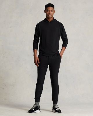 mens black polo sweatpants