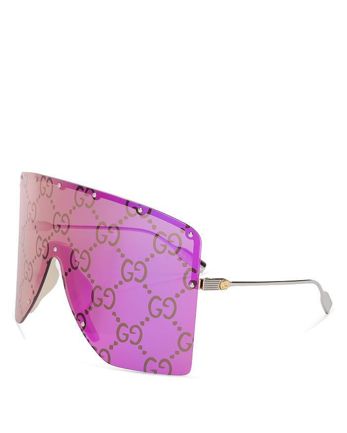 Gucci 99mm shield sunglasses online