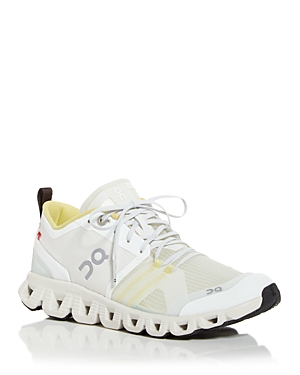 On Cloud X Shift Running Shoe In White/lime