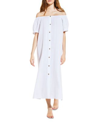 Eberjey Eberjay Harper Linen Maxi Lounge Dress | Bloomingdale's Women