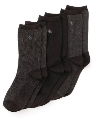 Ralph Lauren Tweed Trouser Socks, Set of 3 | Bloomingdale's