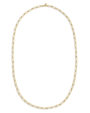 TEMPLE ST CLAIR 18K YELLOW GOLD SMALL RIVER LINK CHAIN NECKLACE, 32