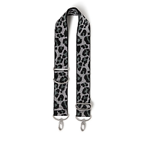 Baggallini Wide Strap In Silver Metallic Cheetah