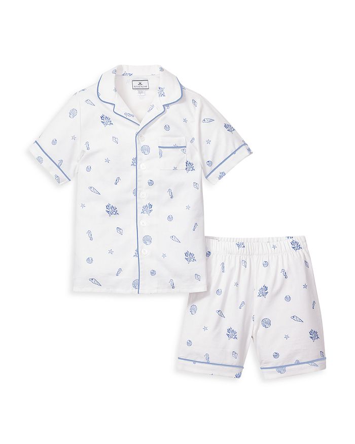 Little Kid Baby Big Kid Unisex Suffolk Seashells Classic Pajama Shorts Set Bloomingdales Clothing Loungewear Pajamas 