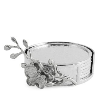 Michael Aram White Orchid Coasters, Set of 6 | Bloomingdale's Michael Aram