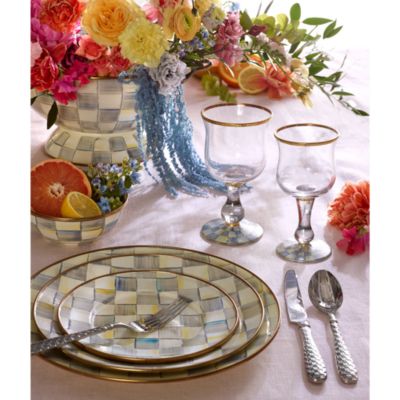 Mackenzie-Childs - Sterling Check Dinnerware Collection