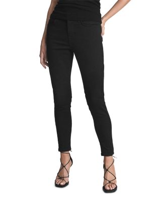 REISS - Lux Mid Rise Skinny Jeans in Black