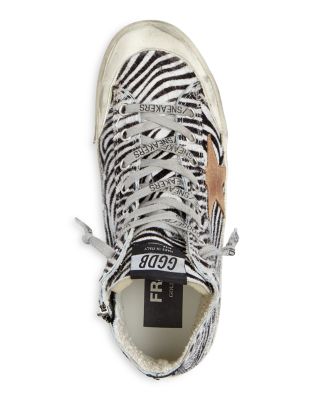 Women's Francy Penstar Horsey Calf Hair High Top Sneakers