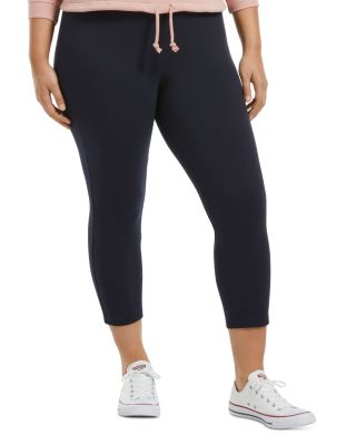 Wide Waistband Blackout Capri Leggings