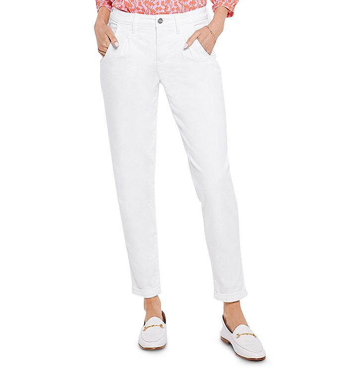 NYDJ Carrot Leg Ankle Jeans in Optic White | Bloomingdale's