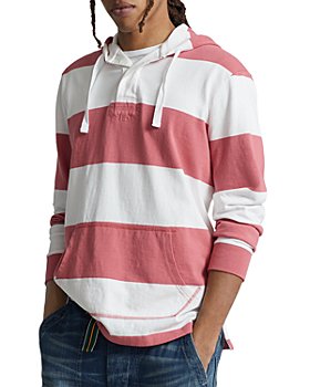 Polo Ralph Lauren - Cotton Stripe Hooded Rugby Shirt 