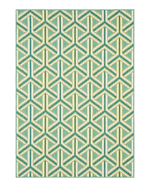 Drew & Jonathan Home Drew And Jonathan Home Outdoor Cranleigh Area Rug, 4' X 5'6 In Jade