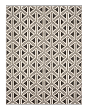 Drew & Jonathan Home Drew And Jonathan Home Outdoor Cranleigh Area Rug, 4' X 5'6 In Taupe