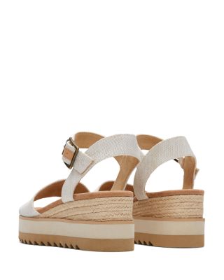 Women's Diana Textile Platform Rope Wedge Sandals