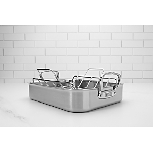 Hestan Insignia Large Classic Roaster In Silver
