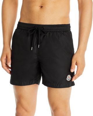 Moncler Lance Swim Shorts In Black