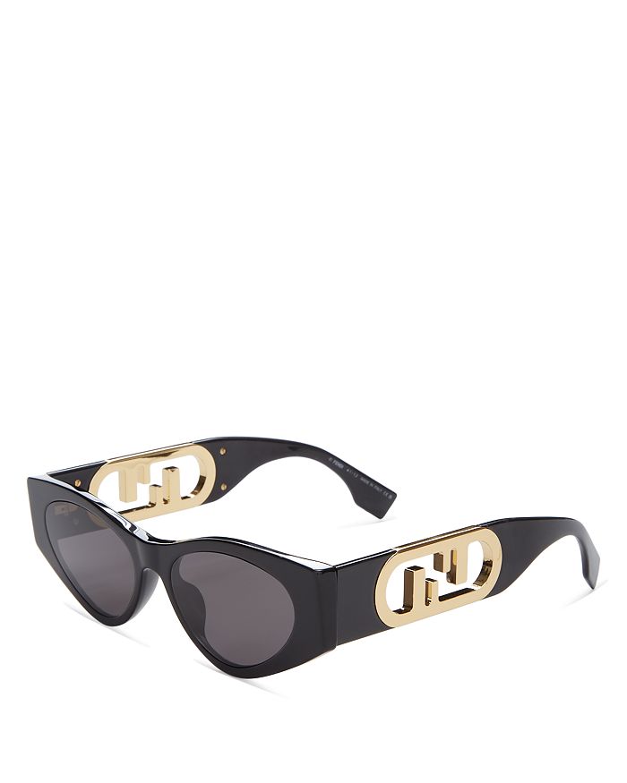 Cat Eye Sunglasses in Black - Fendi