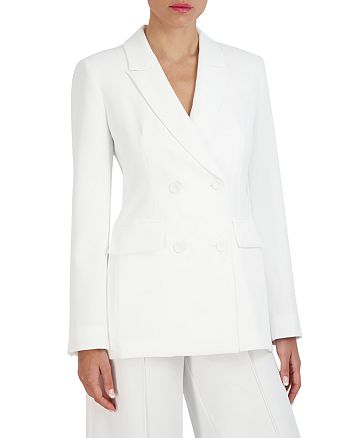 BCBGMAXAZRIA Double Breasted Open Back Dress Jacket | Bloomingdale's