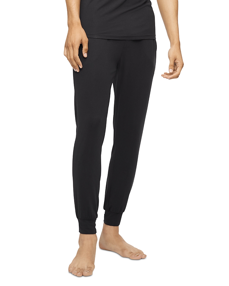 Shop Calvin Klein Ultra Soft Modern Lounge Joggers In Black