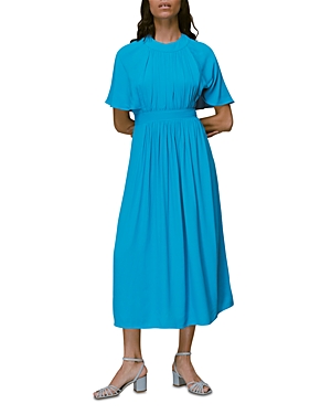 WHISTLES AMELIA CAPE SLEEVE DRESS
