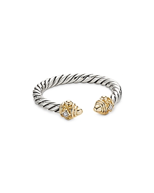 David Yurman 23mm Renaissance Rin In Gold/silver