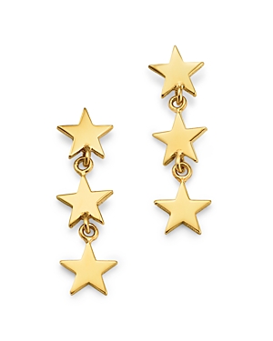 Zoë Chicco 14k Yellow Gold Itty Bitty Symbols Star Drop Earrings