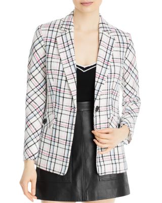KARL LAGERFELD PARIS - Tweed Boyfriend Blazer