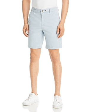 Rag & Bone Perry Cotton-blend Twill Shorts In Blue Fog