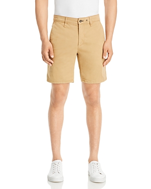 Rag & Bone Perry Cotton-blend Twill Shorts In Corn Stalk
