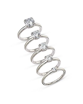 Bloomingdale's - Certified Diamond Solitaire Rings in 14K White Gold featuring diamonds with the De Beers Code of Origin, 0.20- 2.0 ct. t.w. - 100% Exclusive