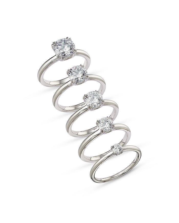 Bloomingdale's - Certified Diamond Solitaire Rings in 14K White Gold featuring diamonds with the De Beers Code of Origin, 0.20- 2.0 ct. t.w. - 100% Exclusive