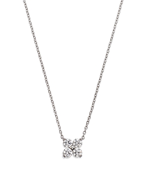 14K White and Rose Gold Diamond Clover Pendant Necklace, Koerbers Fine  Jewelry Inc
