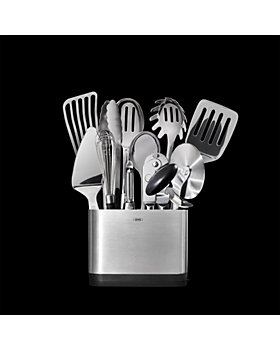 OXO Good Grips Everyday Kitchen Utensils, 20 Piece Set, Silver