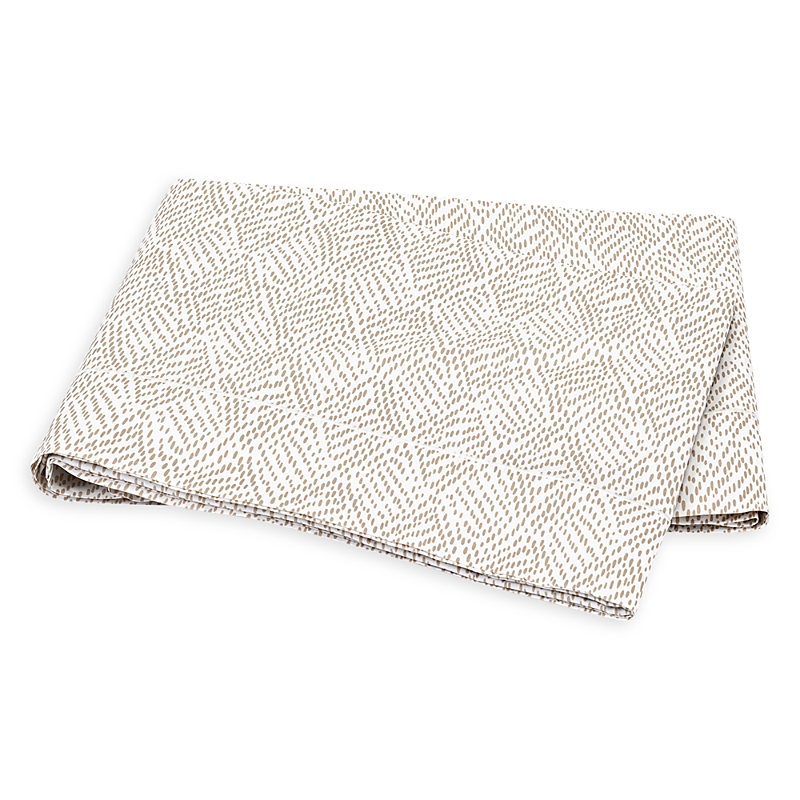 Matouk Duma Diamond Flat Sheet, Full-queen In Dune