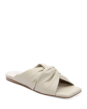Sanctuary Flaningo Womens Flat Slip On Slide Sandals In Clean Sand