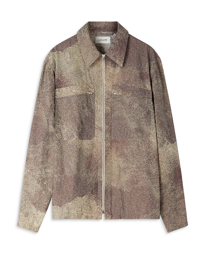 Lemaire Oversized Printed Zipped Overshirt | Bloomingdale's
