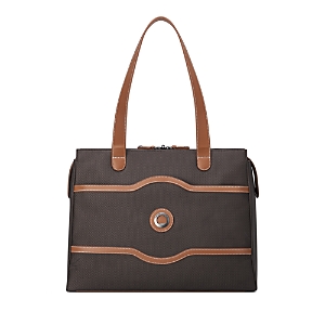 Shop Delsey Chatelet Air 2 Shoulder Bag In Chocolate