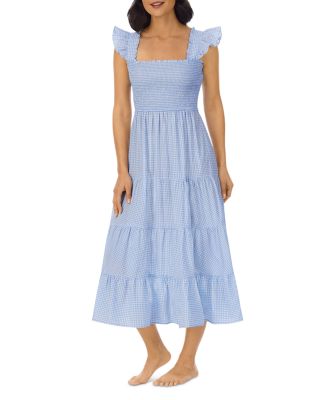 Eileen West Women's Sweater Knit Nightgown - Long Sleeve Short Gown, Soft Poly-Spandex Blend
