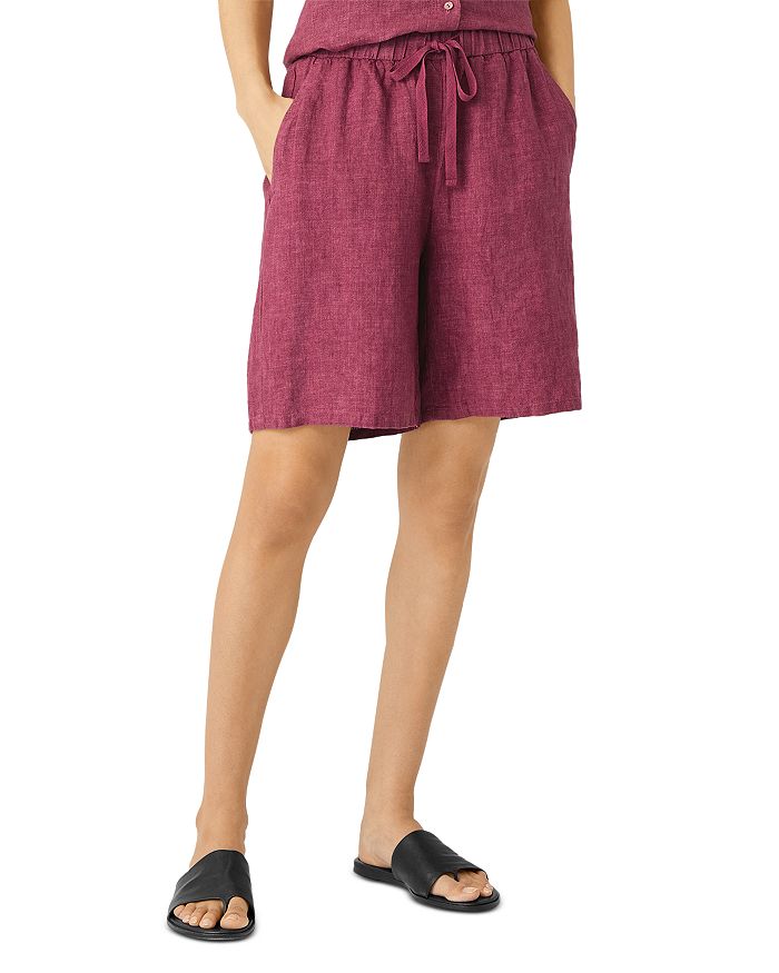 Eileen Fisher - Organic Linen Drawstring Shorts