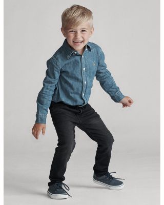 Boys' Chambray Button-Down Shirt - Little Kid