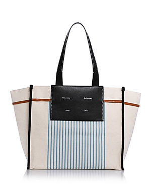 PROENZA SCHOULER WHITE LABEL MORRIS EXTRA LARGE CANVAS TOTE