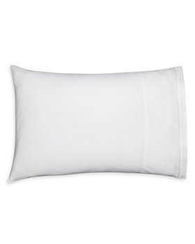 BLOOMINGDALE'S Solid Bright White 100% COTTON Plain Standard PILLOWCASE *NEW* 