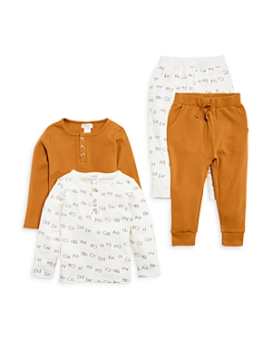 Bloomie's Baby Unisex Tops & Pants Set - Baby In Off White