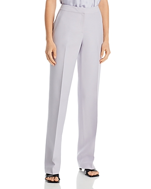 Lafayette 148 Gates Straight-leg Pants In Aster