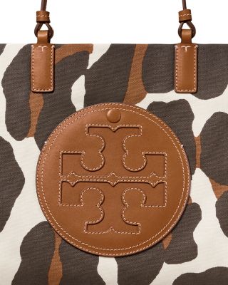 Tory Burch Ella Leopard Print Canvas Tote | Bloomingdale's