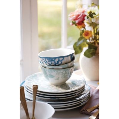 Butterfly Meadow Cottage Rice Bowls, Set of 4