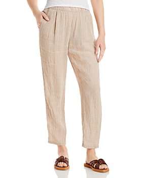 Eileen Fisher - Gingham Tapered Ankle Pants