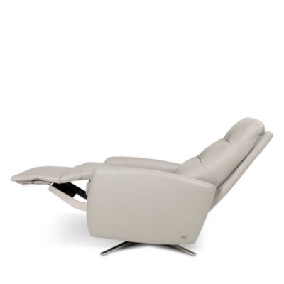 Clark Leather Power Swivel Recliner